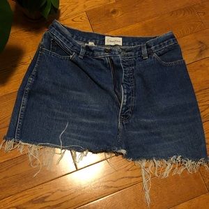 Calvin Klein denim mini skirt